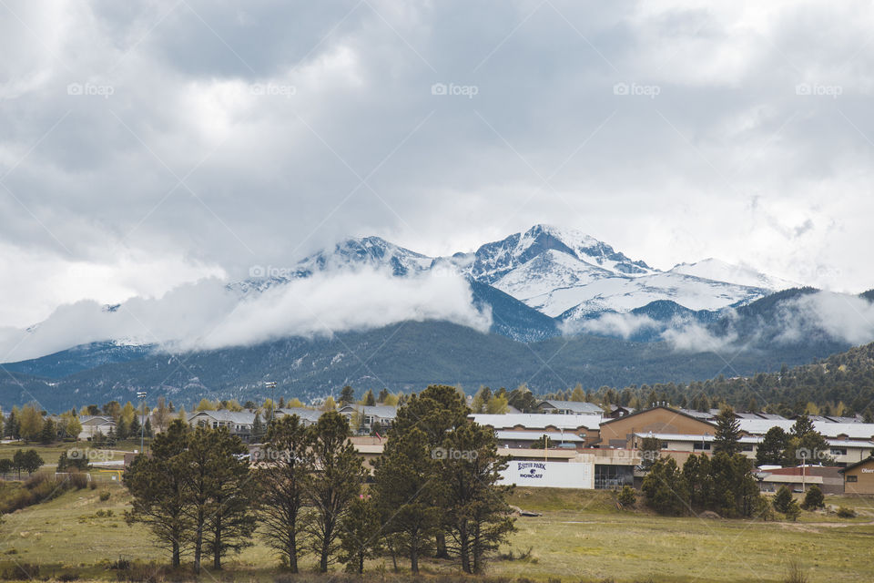 Countryside in the mountains 