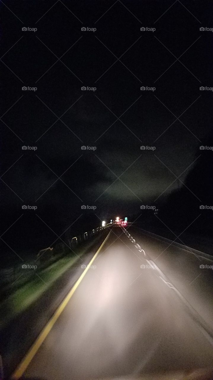 sometimes the night shift is a long long drive