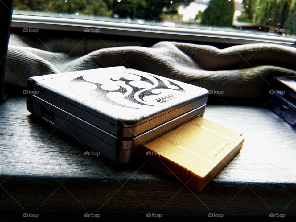 Gameboy advance SP taken like it was in 1998