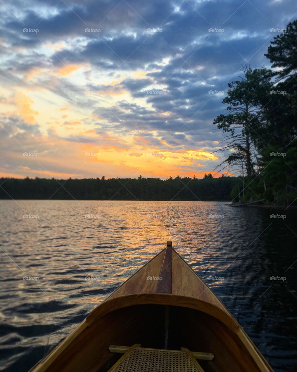 On lake 