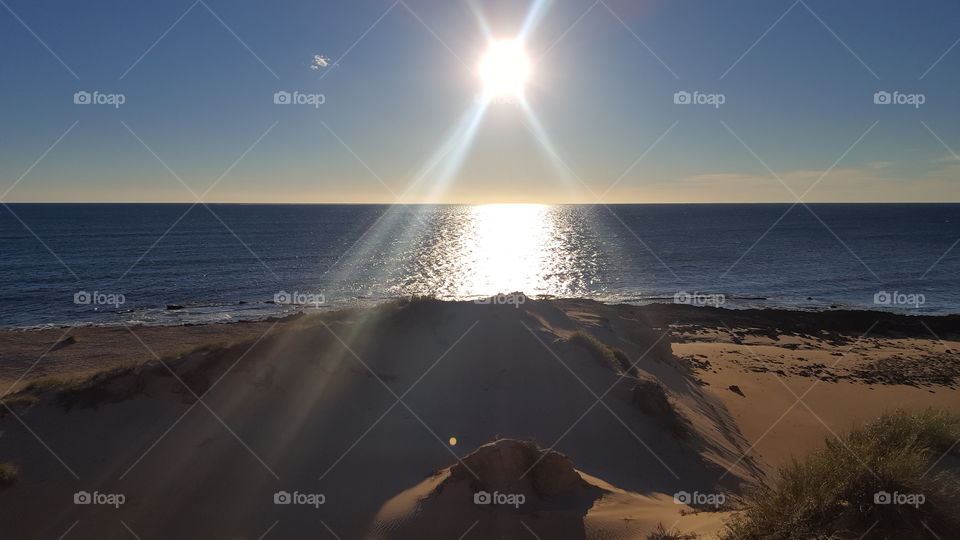 Sunset on the Beach