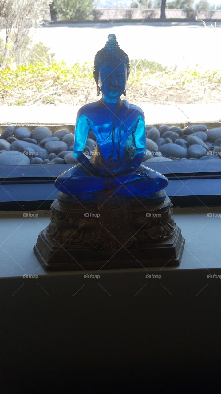 Blue buddha