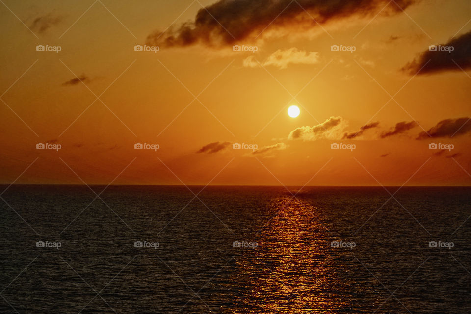 Sunset in Golfo de Morrosquillo