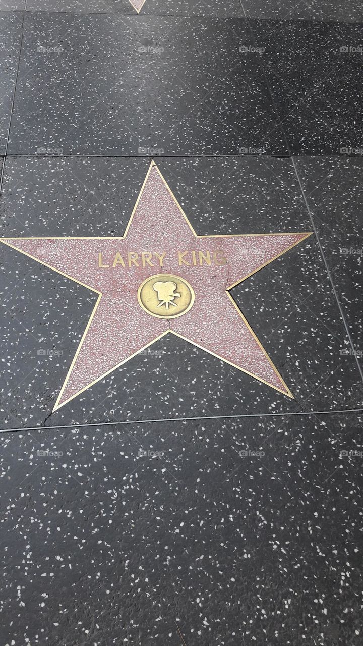 Hollywood walk of fame - Larry King