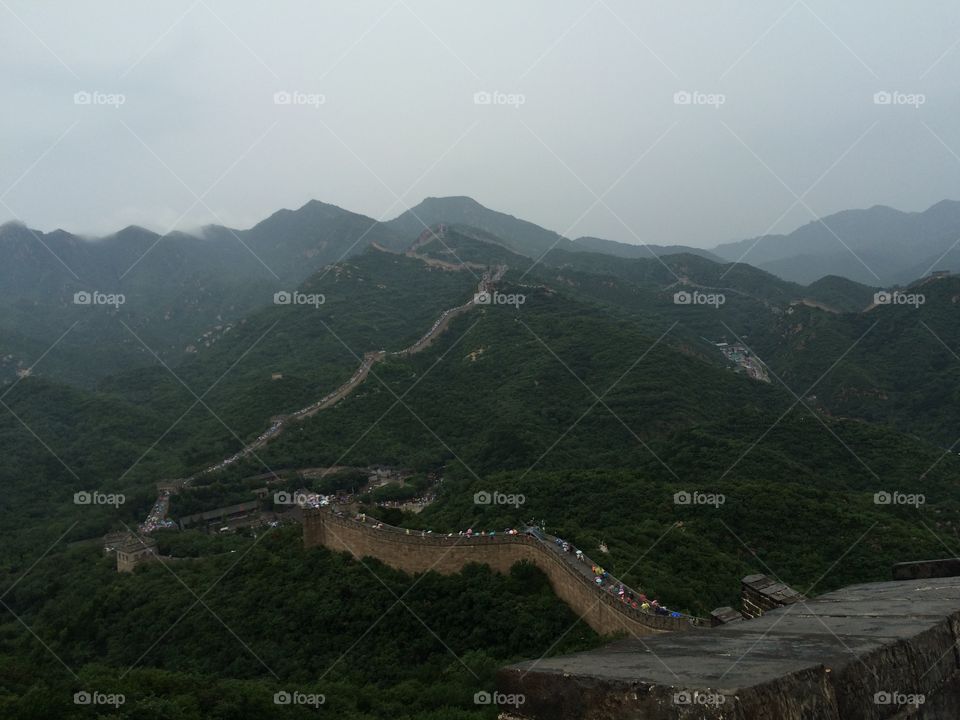 Great look at the expansiveness of The Great Wall of China