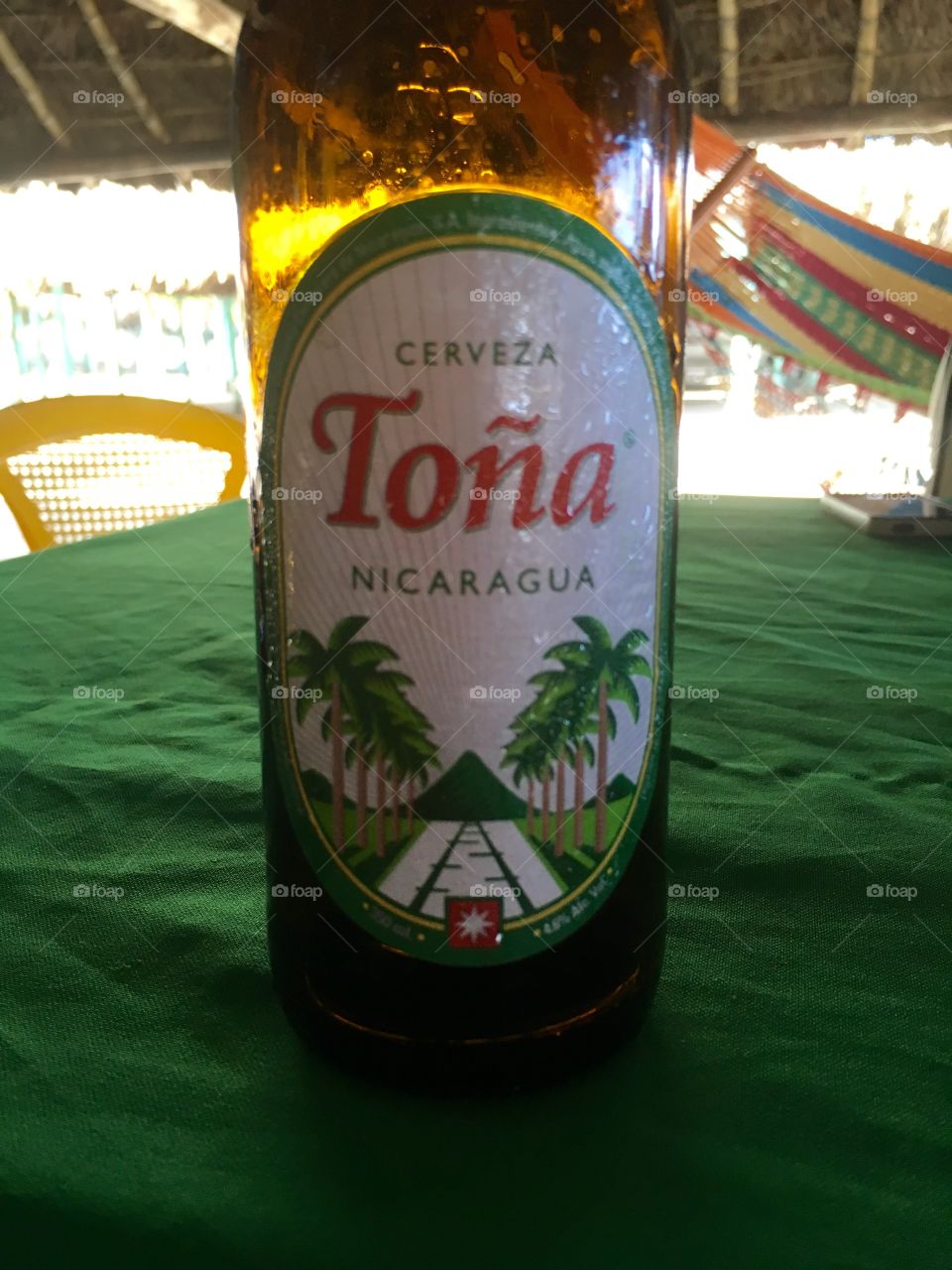 Nicaraguan beer. Day at the beach.