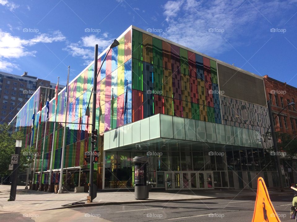 The prettiest building in Montreal, le Palais de Congres! 