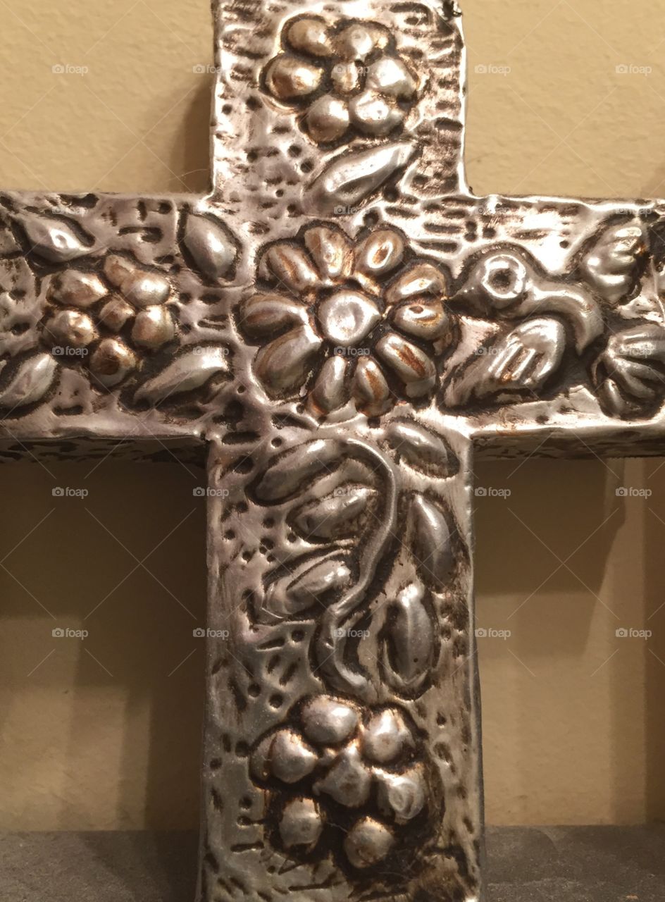 Silver Gothic Cross