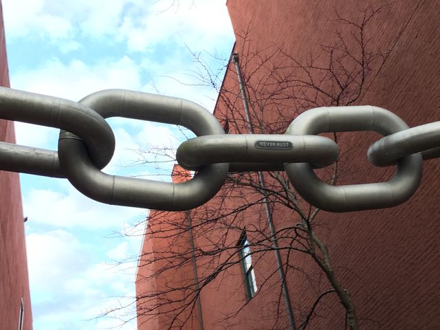 Chained in the city of Columbia, South Carolina