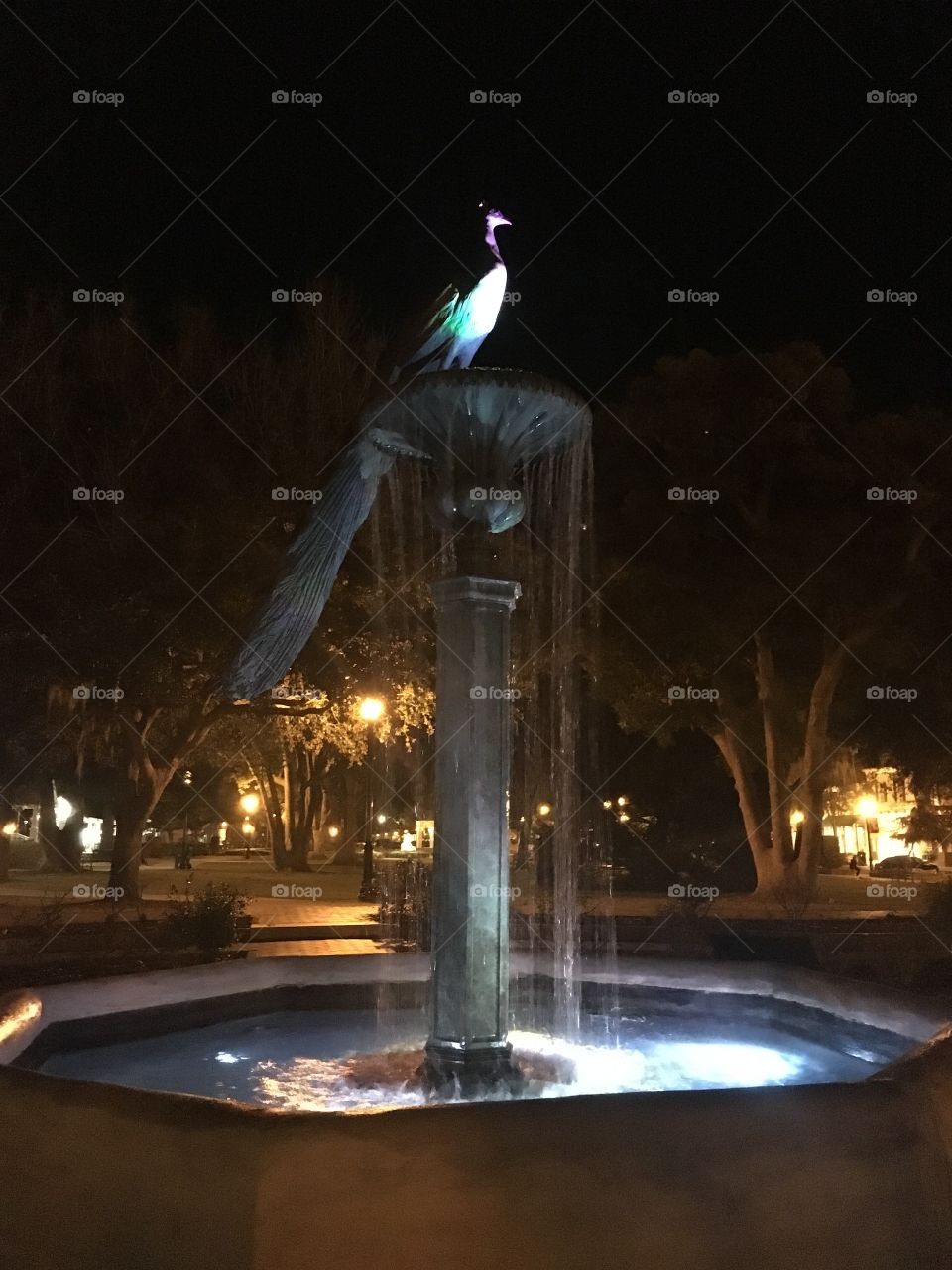 Light, Water, No Person, Flame, Fountain