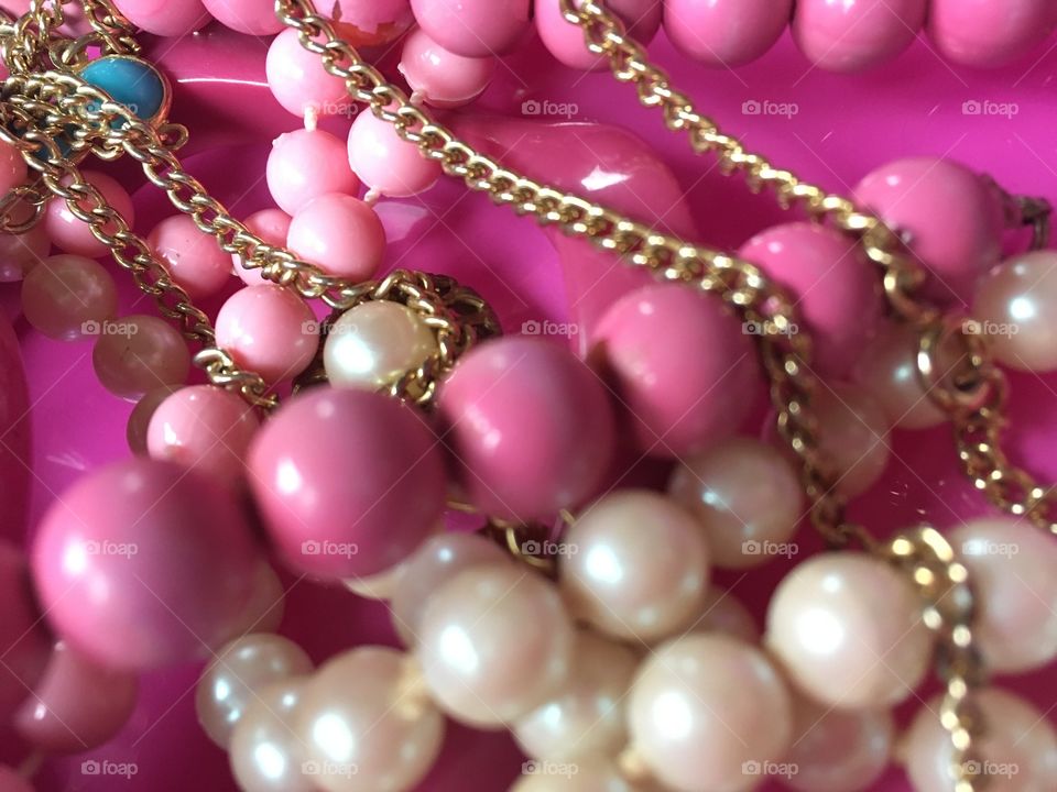 Beautiful pink jewelry 