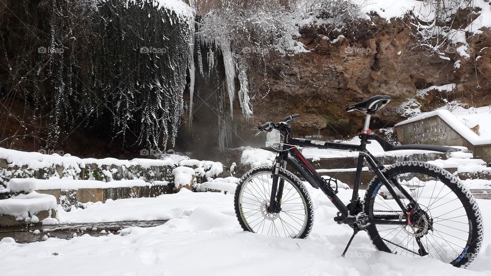 Winter cycling 