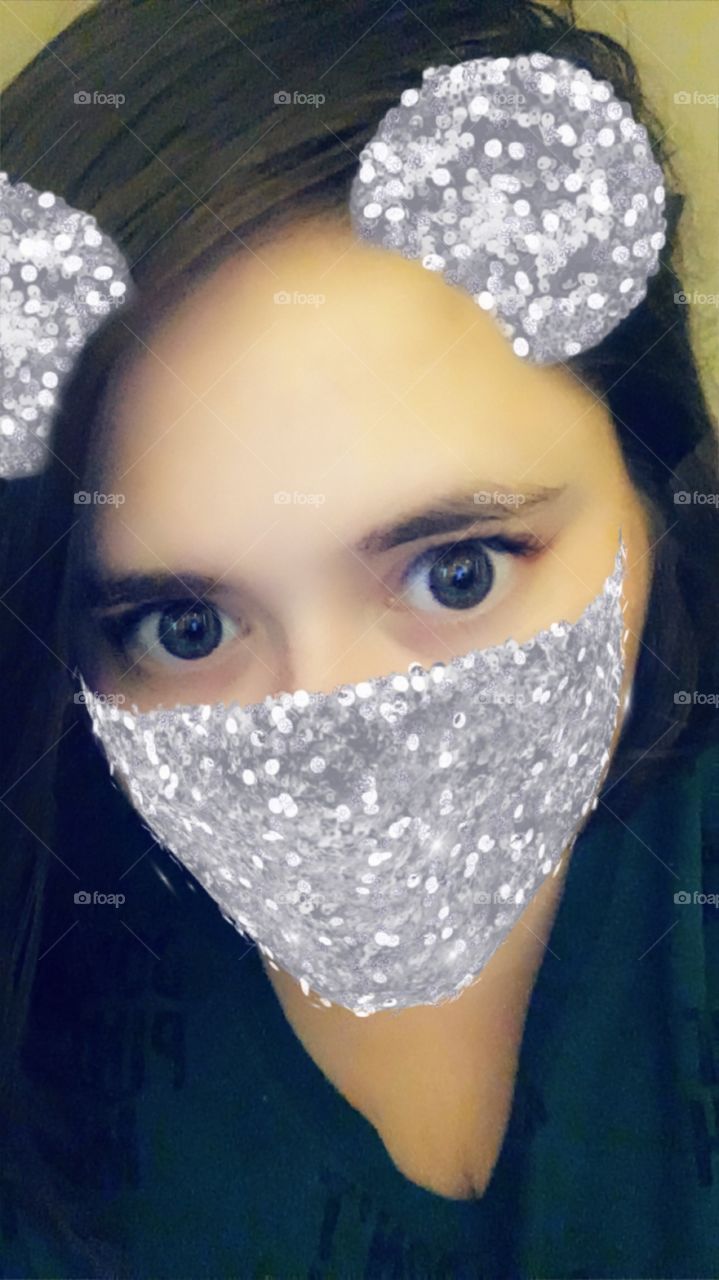 Glitter Ninja!! I am seriously debating whether or not to make this into a costume for Halloween this year. I think it would be super cute.