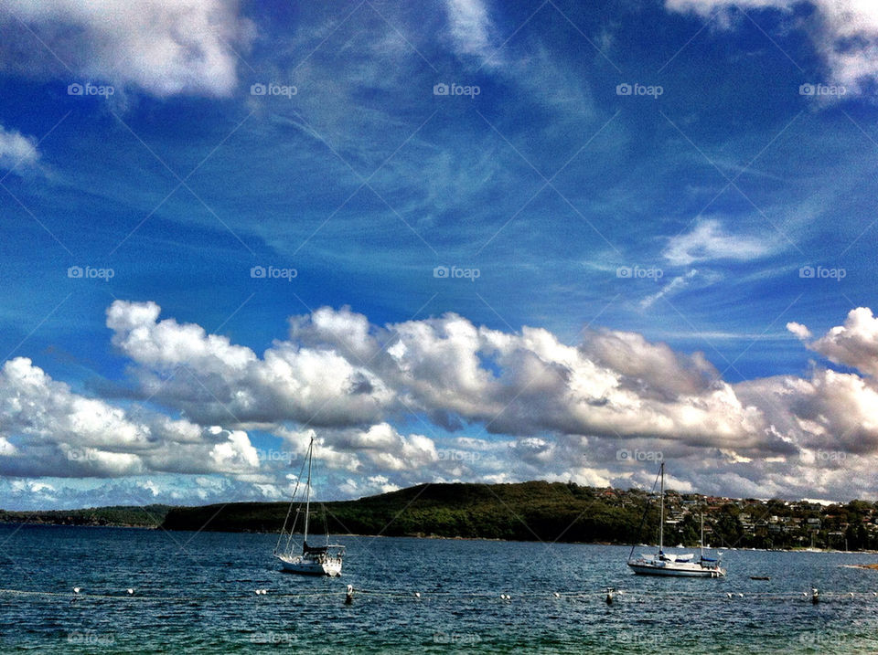 landscape ocean sky nature by king