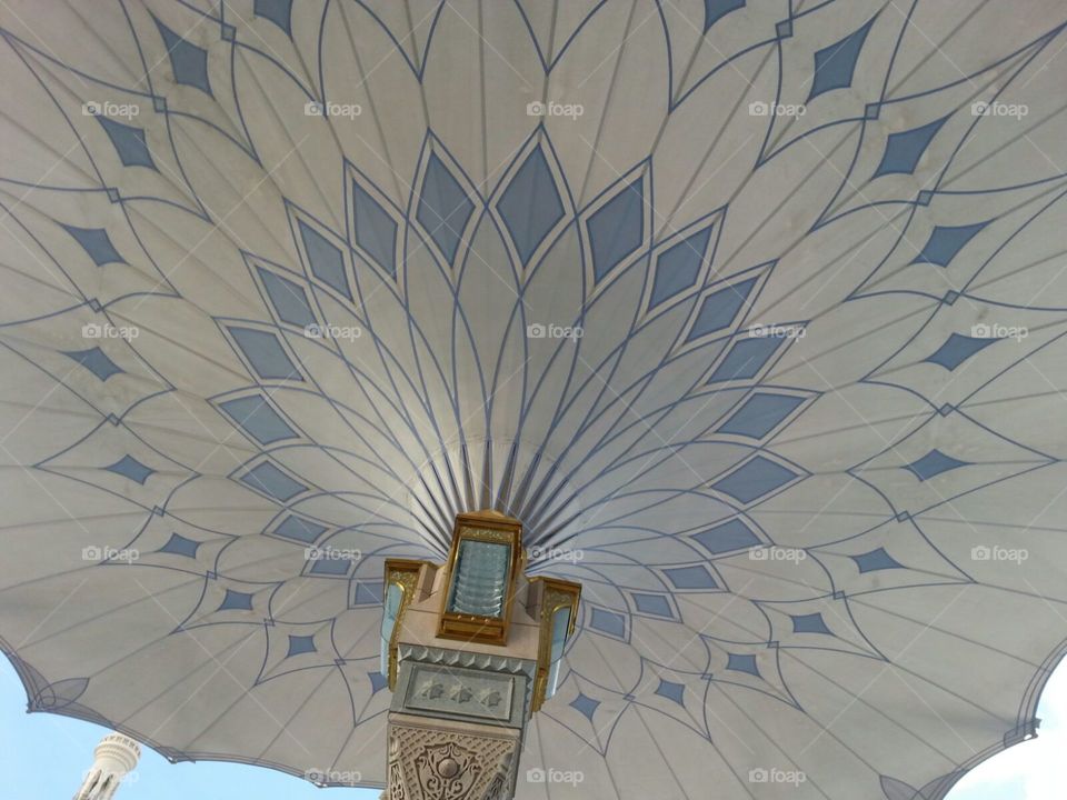 The Beauty Umbrella At Nabawi, Madinah, Saudi Arabia