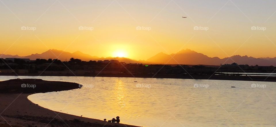 Magic of sunrise and sunset