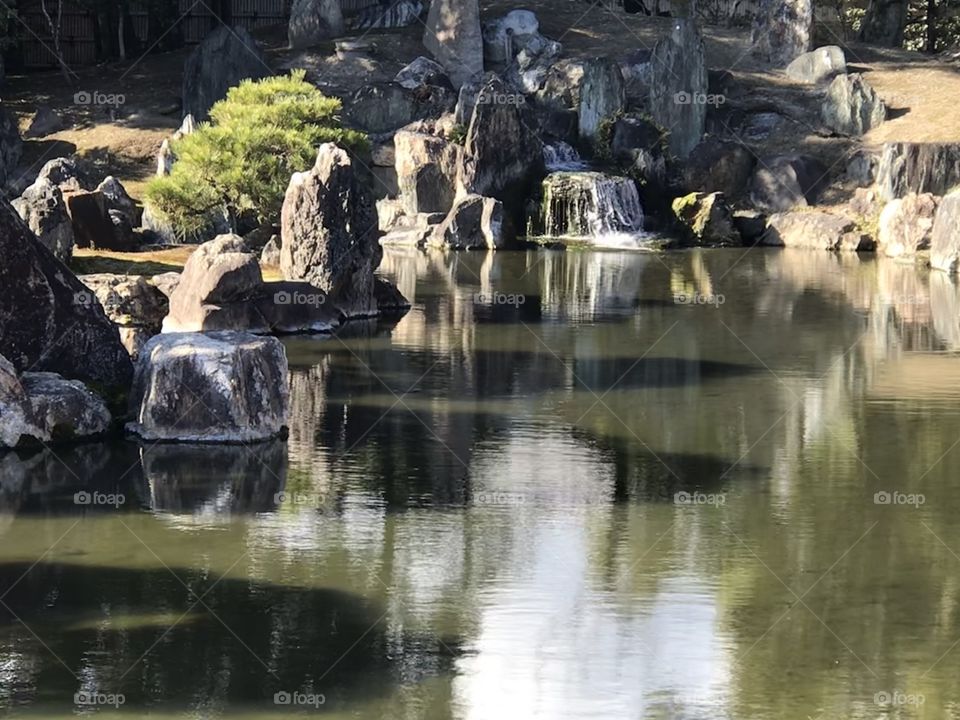 Zen waterfall beauty