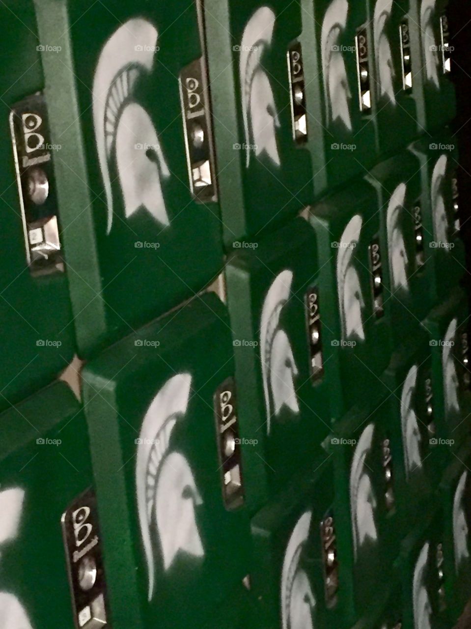 Lockers . MSU bowling alley