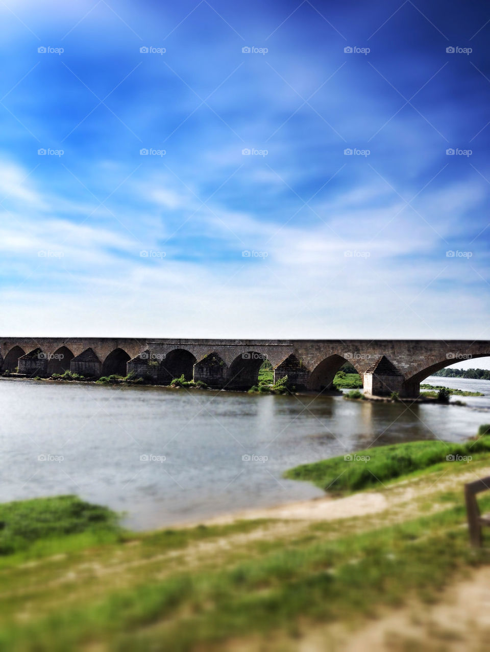 river bridge cloud france by sbriant