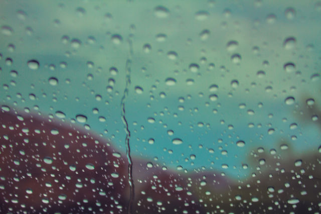 Echo Canyon. Rainstorm in Phoenix