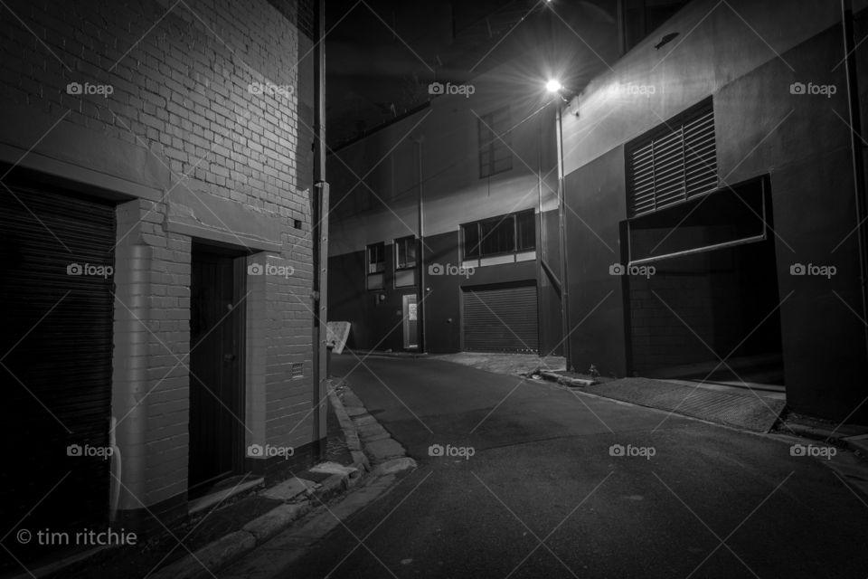 The grey hues of Hutchinson Lane in Sydney’s Surry Hills