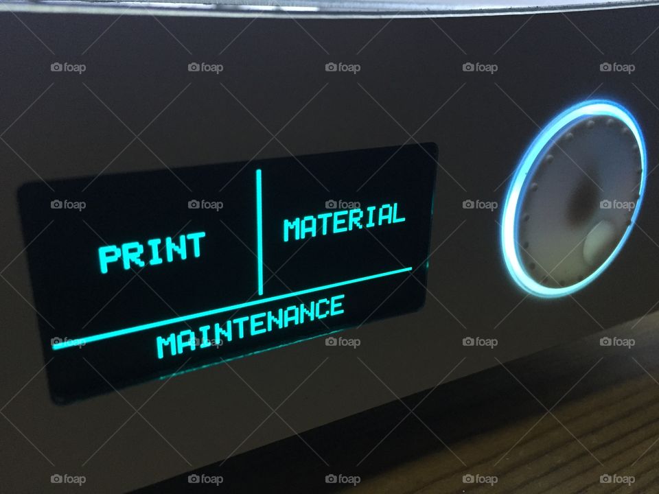 Ultimaker 2 3D printer control