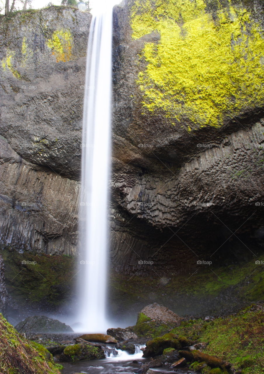 Latourell Falls in the Columbia River Gorge Oregon