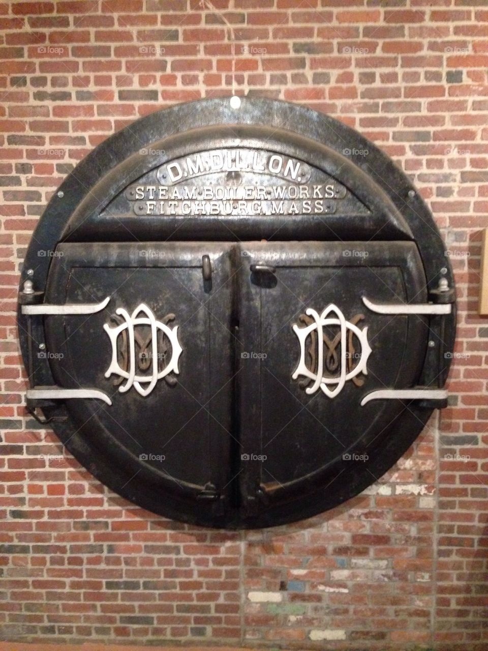 Steam engine train coal door