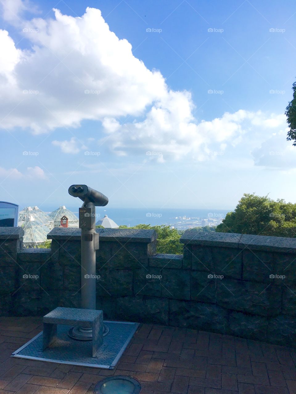 Look out point in the Kobe Herb Gardens