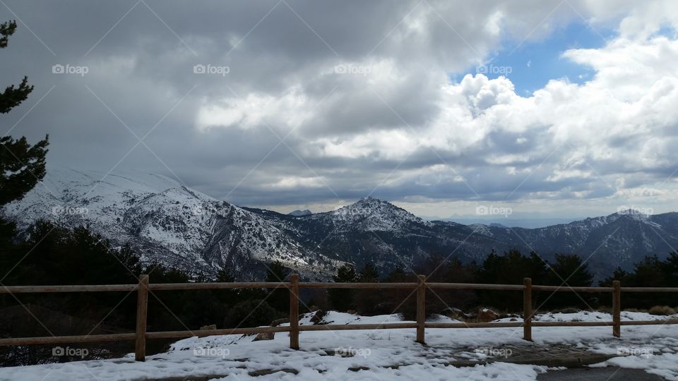Snow View, Sierra Nevada, Spain