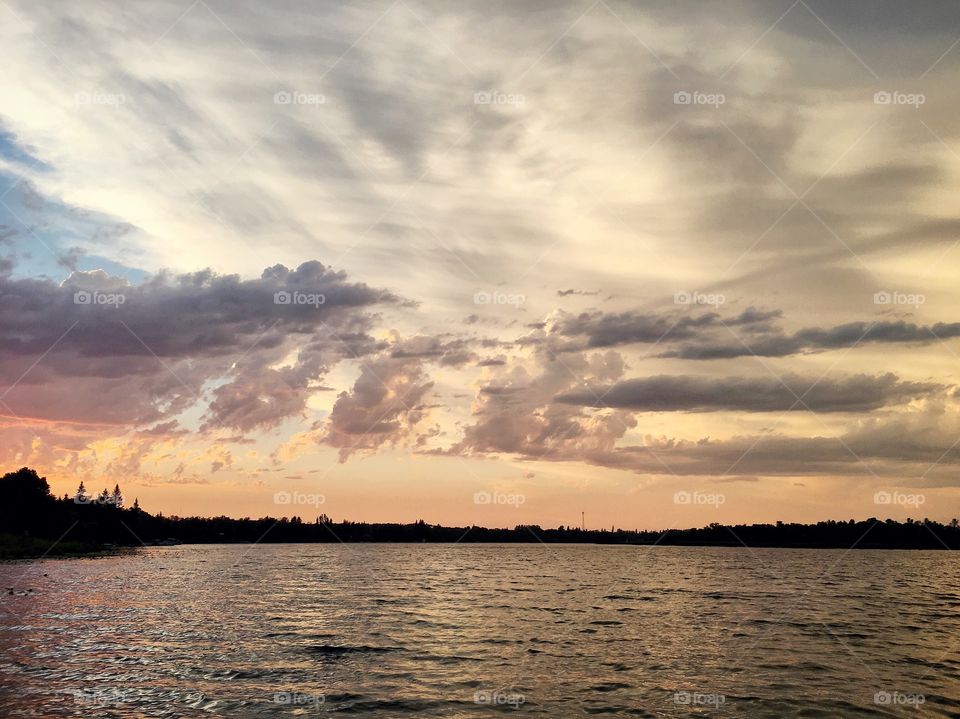 Pike lake clouds