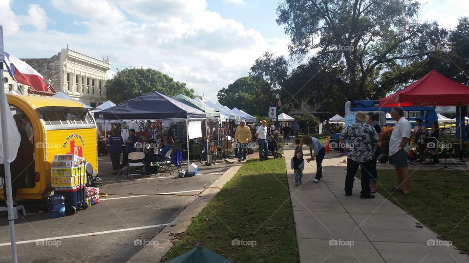market day on Georgetown Square