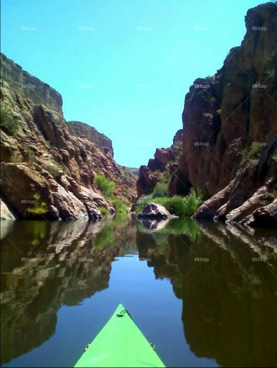 Reflecting on Canyon Lke