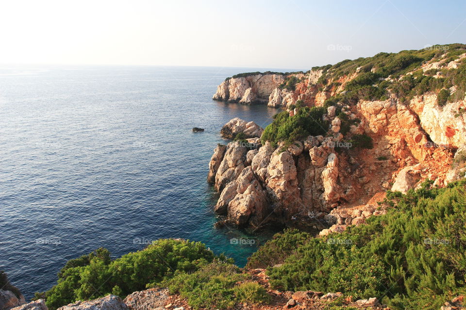 palagruza island at adriatic sea