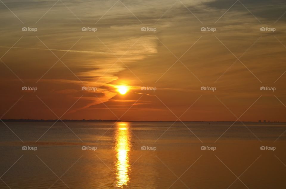 sunset on the Florida Gulf Coast