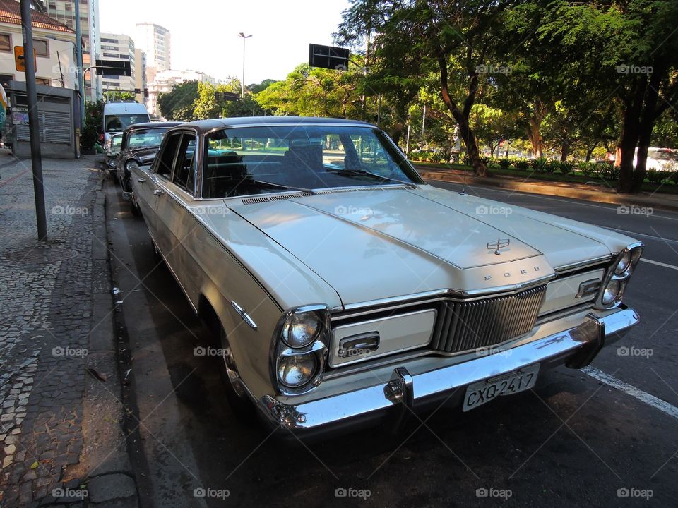 classic american car, Rio de Janeiro Brazil