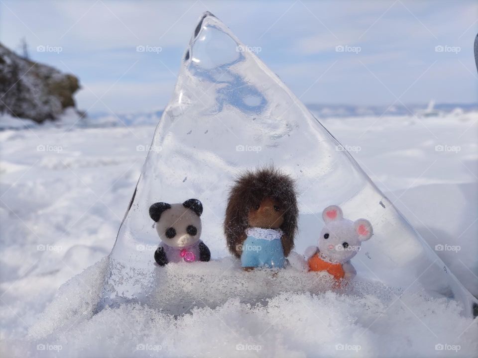 toys on the Baikal lake