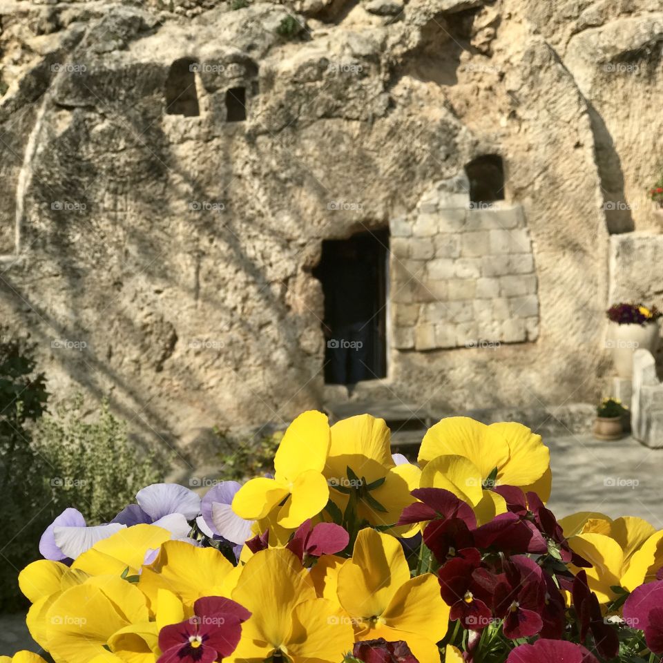 Religion - The Garden Tomb in Jerusalem, Israel 