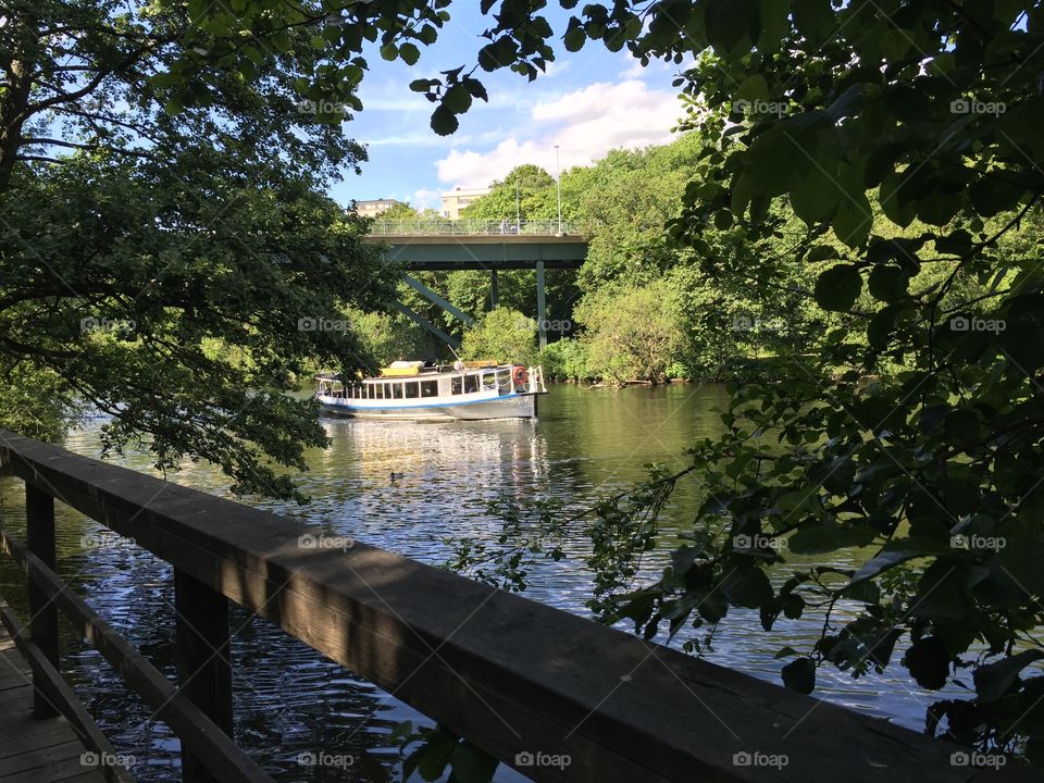 Boat in Stockholm