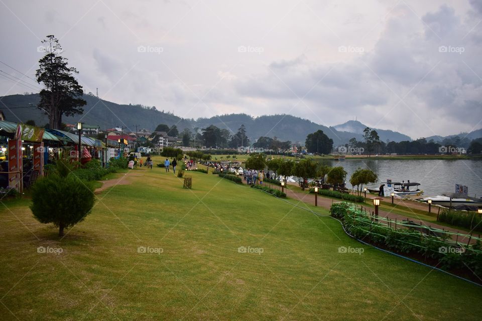 Evening at Gregory park in Nuwara Eliya, Sri Lanka