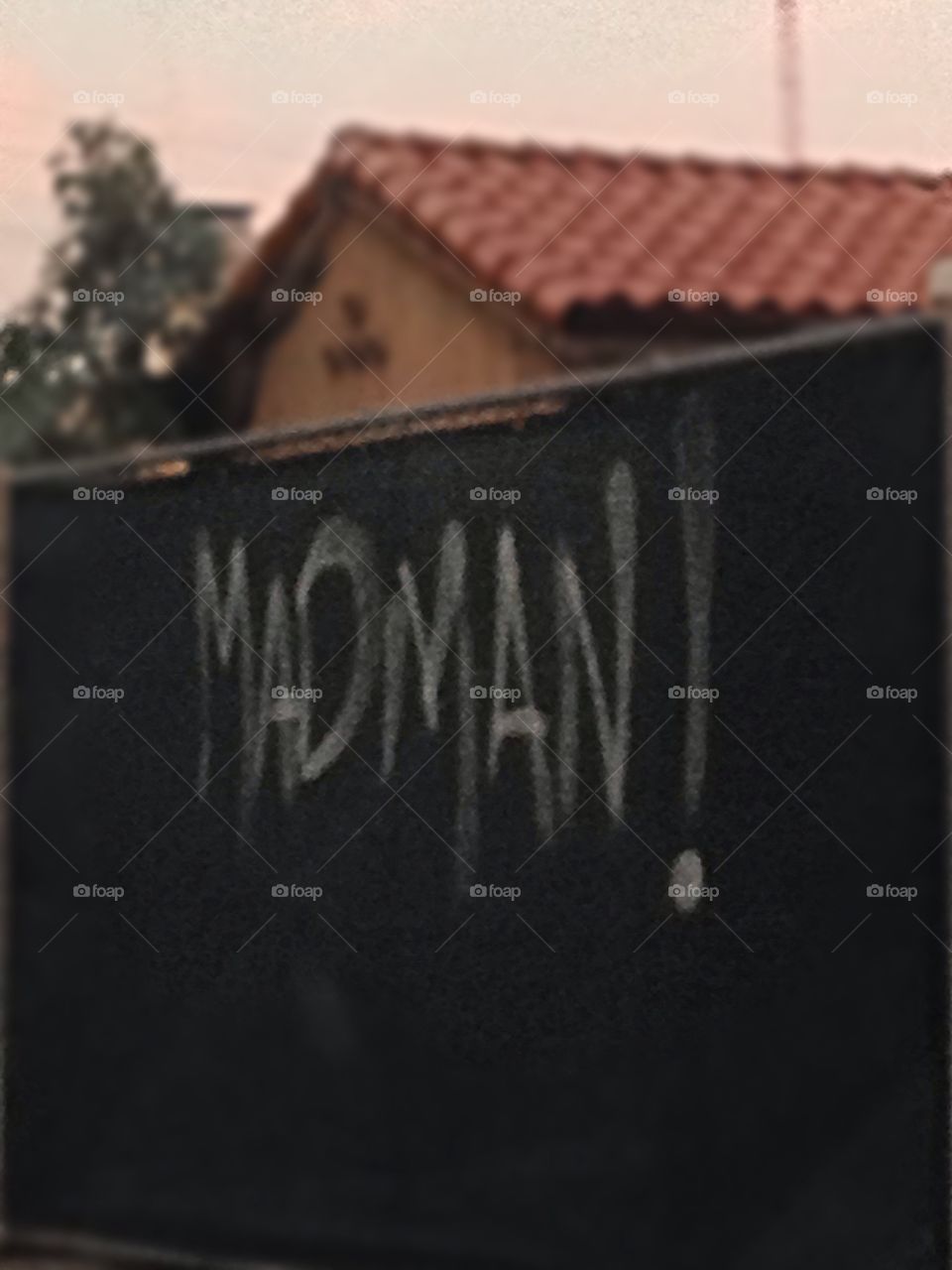 Villian: MADMAN!. Los Angeles Tag Art 