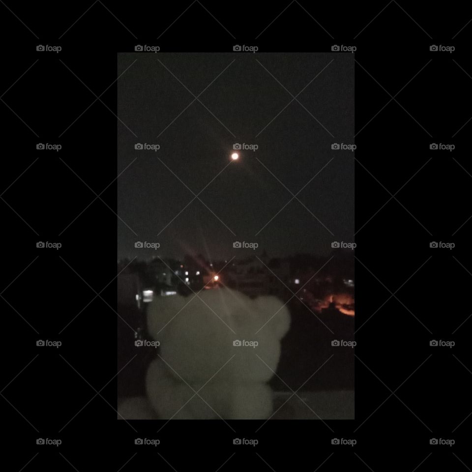 A bright moon of hope after some tired day...❤️✨