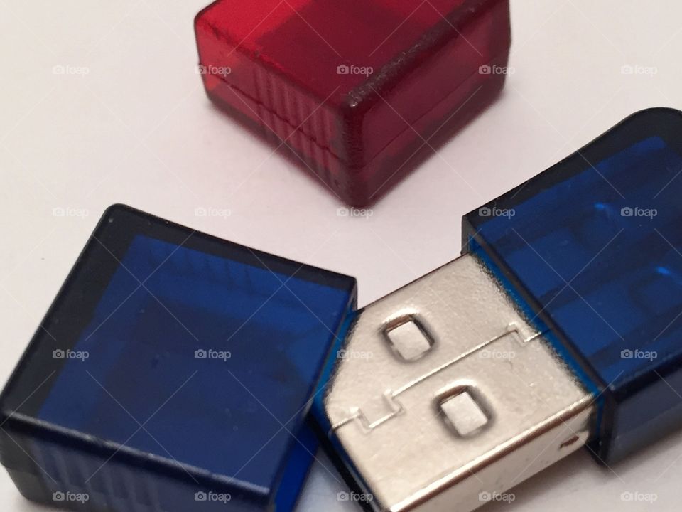 Up close FLASH DRIVES 