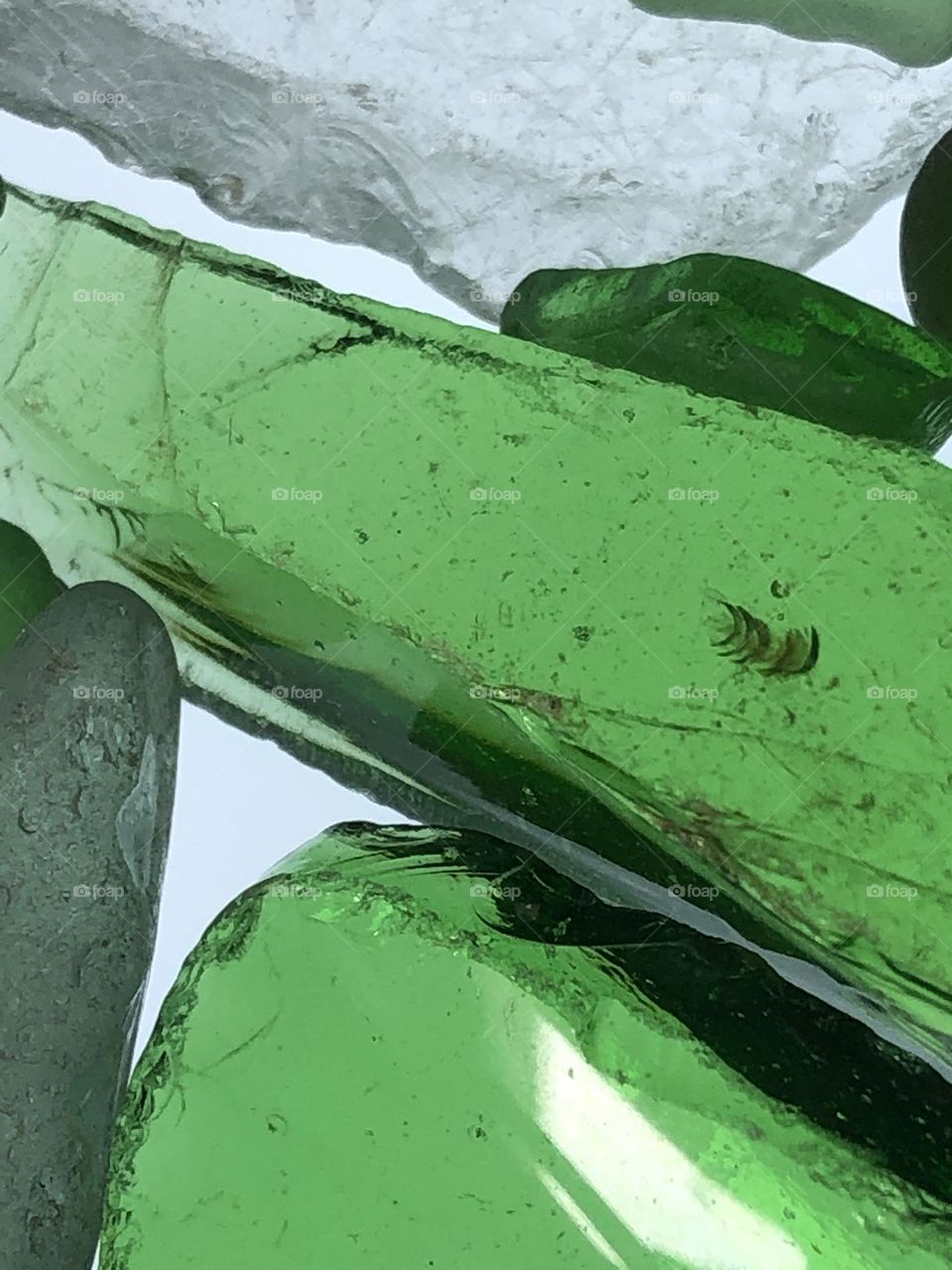 Green seaglass