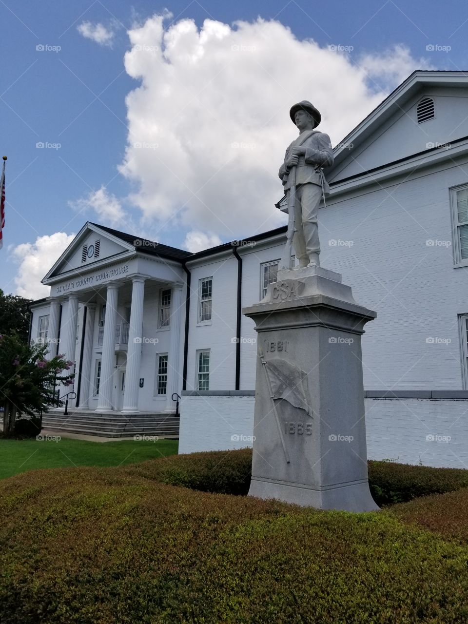 St. Clair Court House in Ashville Alabama, steeped in history.