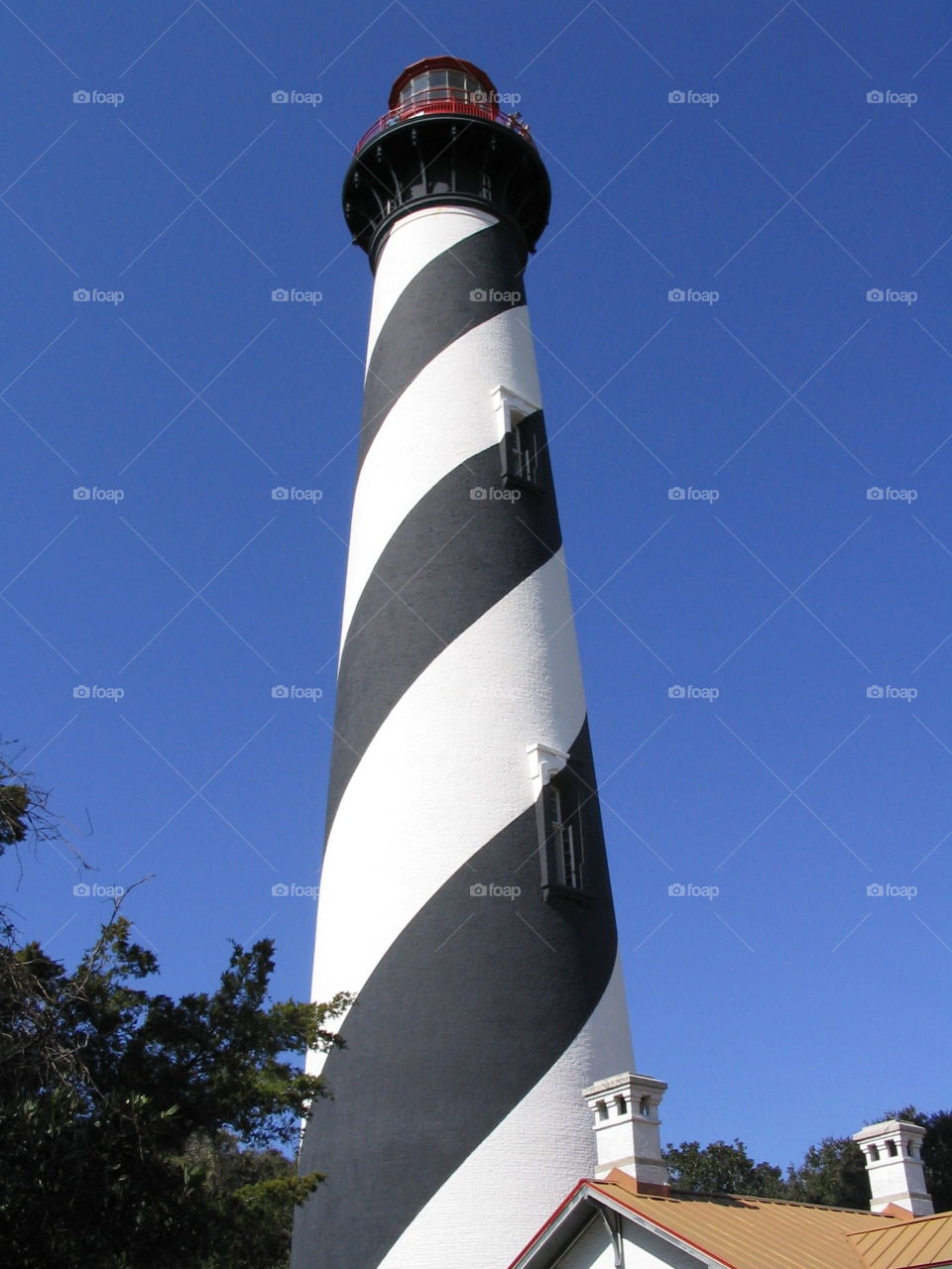 Love this black and white lighthouse,  not so much the climb to the top