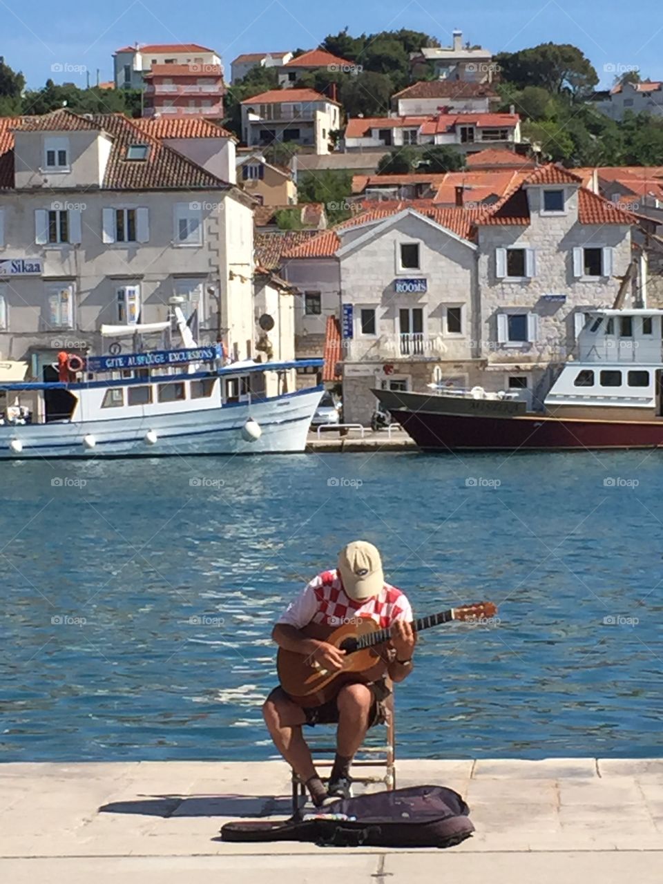 Sights and sounds. Sights and sounds of the ancient Croatian town of Trogir