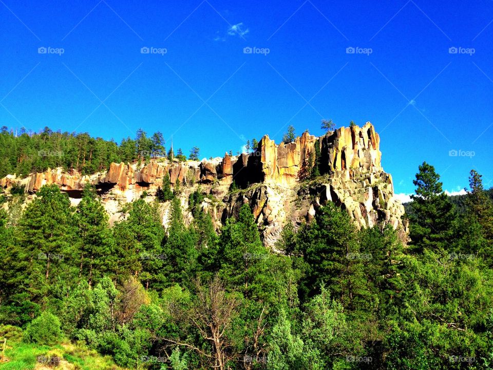 Battleship Rock, Jemez Springs