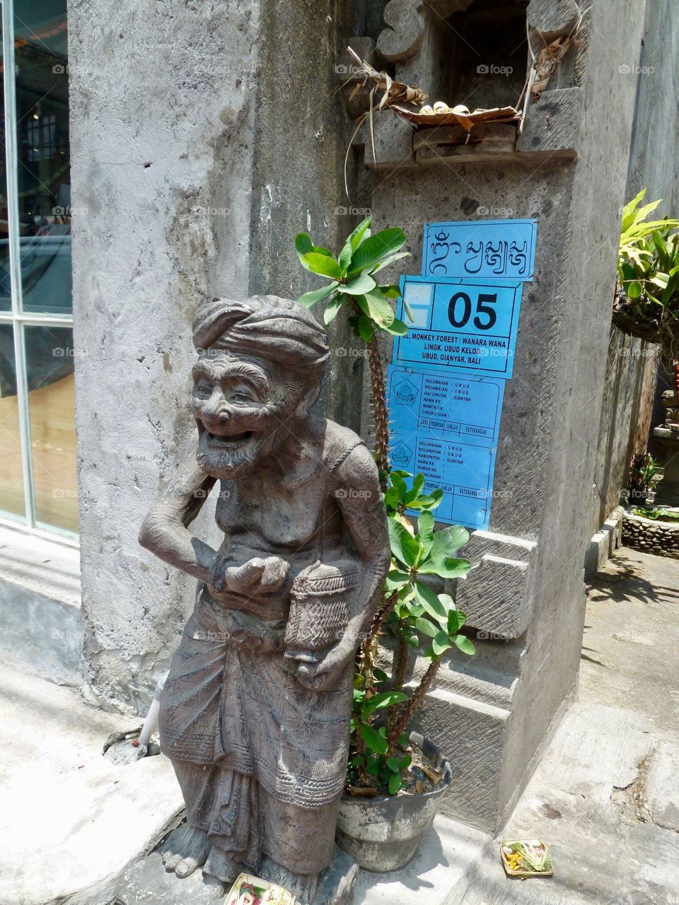 The old man laughed himself stone stiff.