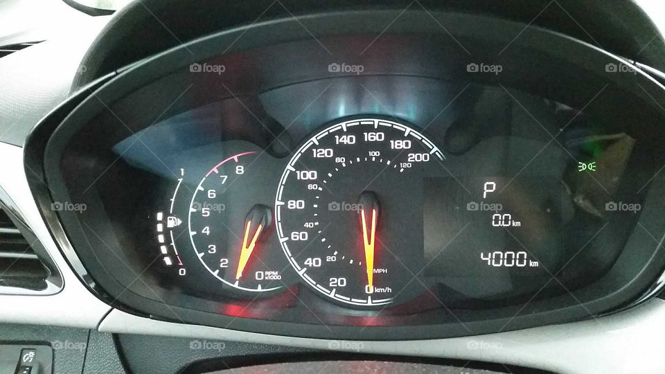 Dashboard Speedometer Odometer